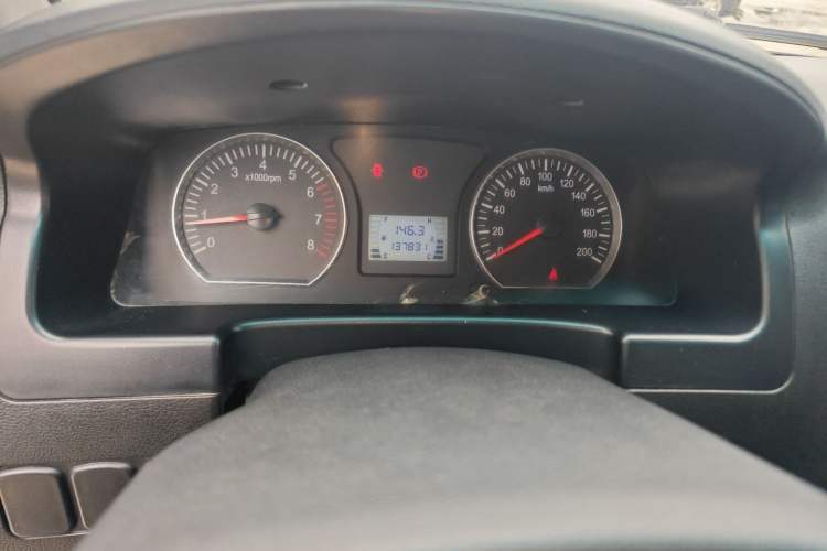 Used FORTHING Lingzhi  Odometer Close Up