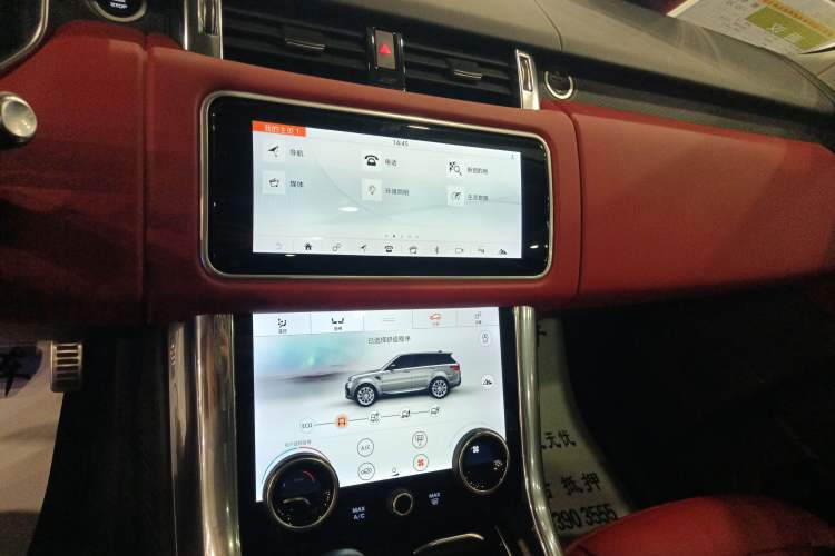 Used Land Rover Range Sport 2022 3.0 L6 YAO Black Edition Audio And AC Panel