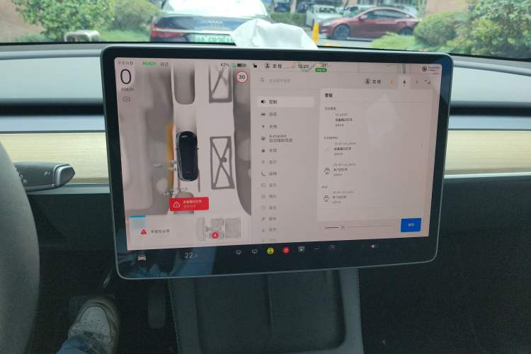 Used Tesla Model Y 2022 Revised Version Rear-Wheel Drive Audio And AC Panel