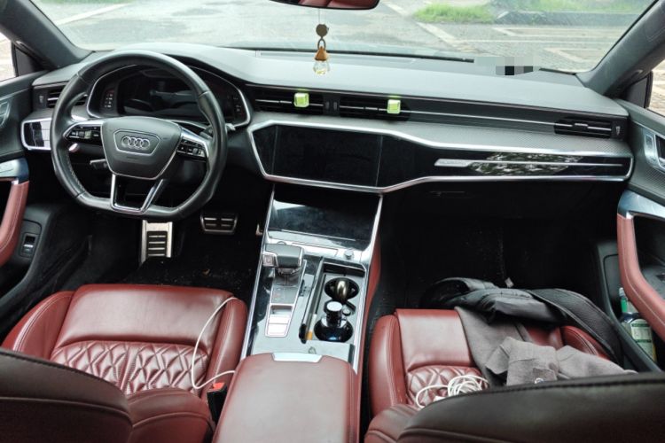 Used Audi A7L 2022 45 TFSI quattro S-line Black Warrior Edition Center Console