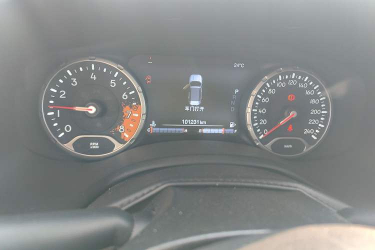 Used Jeep Renegade 2016 1.4T Automatic Jingneng Version+ Odometer Close Up