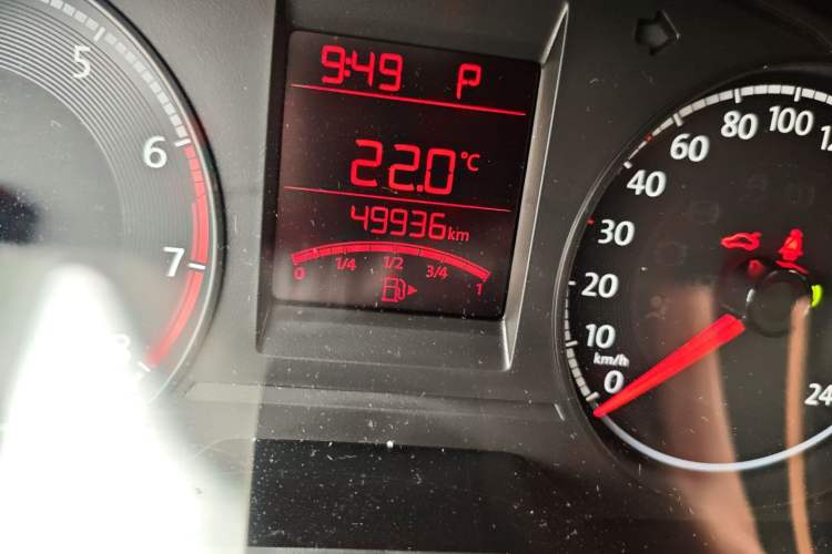 Used Volkswagen Santana 2019 1.5L Automatic Fashion Edition China VI Odometer Close Up