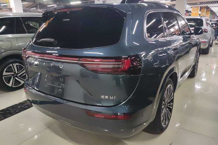 Used Hima AITO M7 2024 1.5T Intelligent Driving 4WD Ultra Version 6 Seats Rear Right 45 Deg