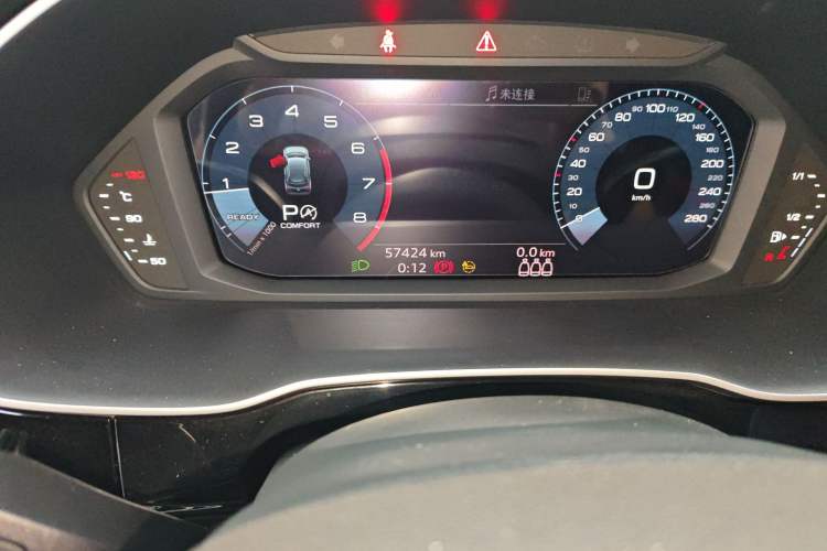 Used Audi Q3 2021 40 TFSI Fashion Dynamic Model Odometer Close Up