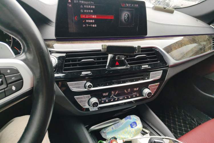 Used BMW 5 Series 2019 530Li Luxury Edition M Sport Package Audio And AC Panel