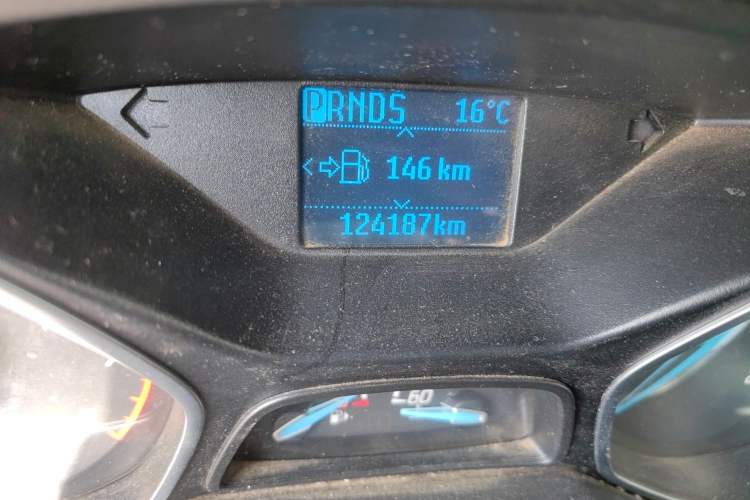 Used Ford Focus 2012 Hatchback 1.6L Automatic Fashion Edition Odometer Close Up