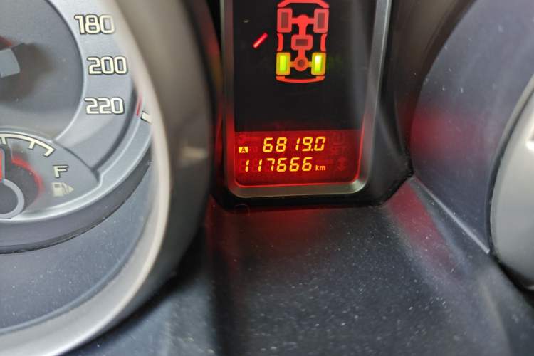 Used Mitsubishi Pajero 2020 3.0L Automatic Luxury Off-Road Version Odometer Close Up