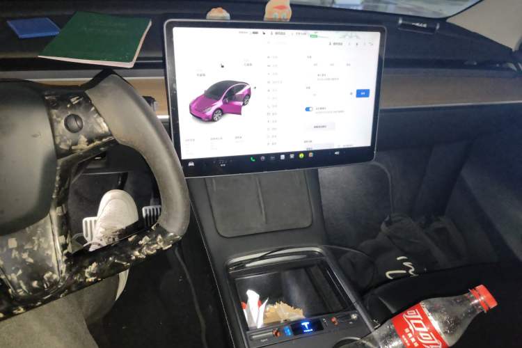 Used Tesla Model Y 2022 Rear-Wheel-Drive Version Audio And AC Panel