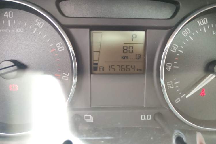 Used Skoda Fabia 2012 1.6L Scout Odometer Close Up