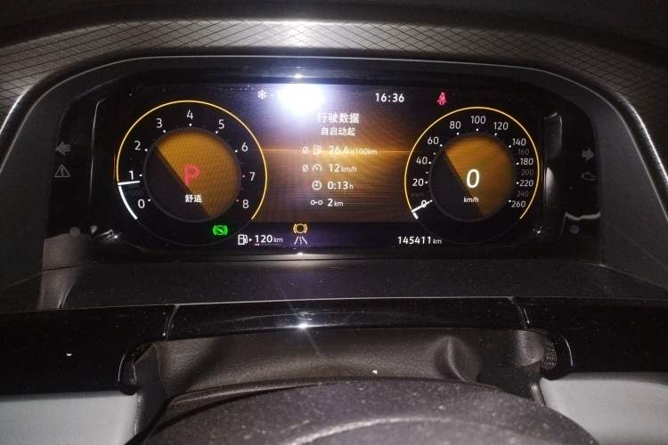 Used Volkswagen Teramont X 2022 380TSI Four-Wheel Drive Luxury Edition Odometer Close Up