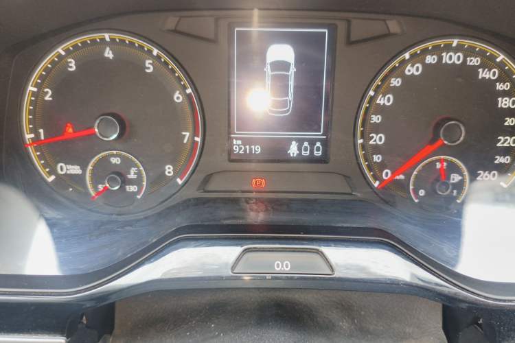 Used Volkswagen Bora 2020 1.5L Automatic Comfort Model Odometer Close Up