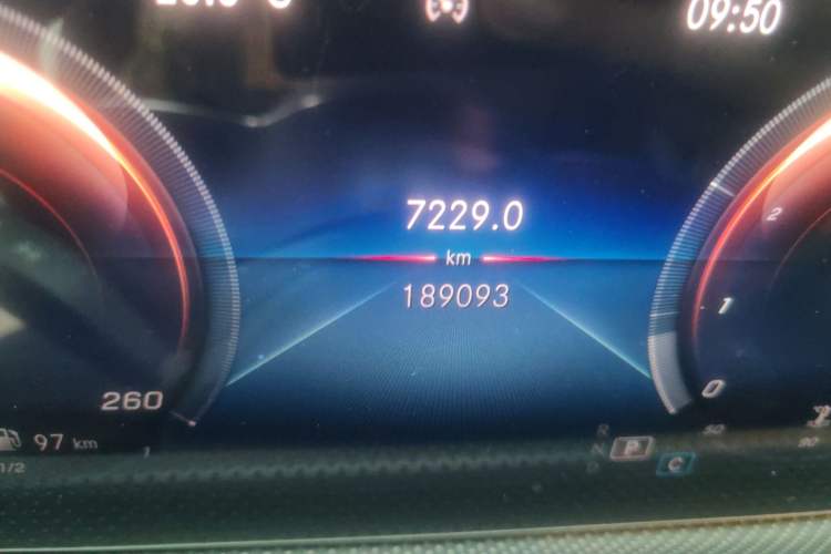 Used Mercedes-Benz A-Class 2020 Second Facelift A 180 L Sport Sedan Odometer Close Up