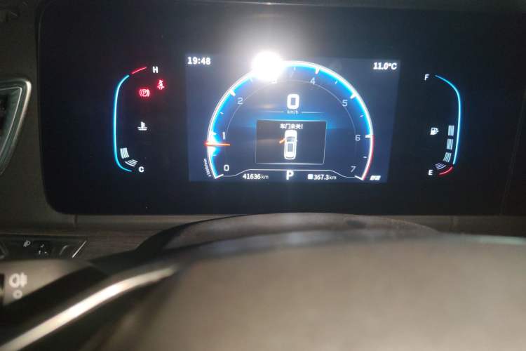 Used Dongfeng Fengon 580 2022 1.5T Automatic Luxury Version Odometer Close Up