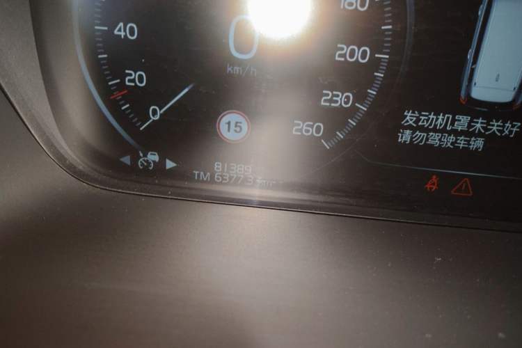 Used Volvo XC90 2019 T6 Zhiyi Edition 7-Seater China VI Standard Odometer Close Up