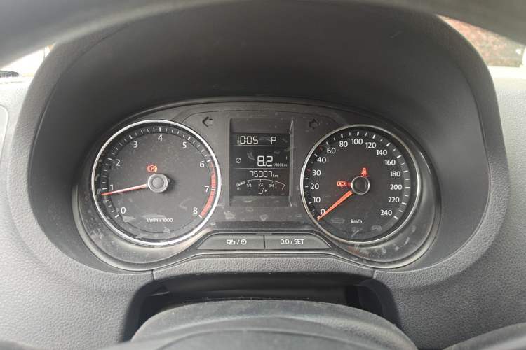 Used Volkswagen Polo 2014 1.4L Automatic Comfort Edition Odometer Close Up