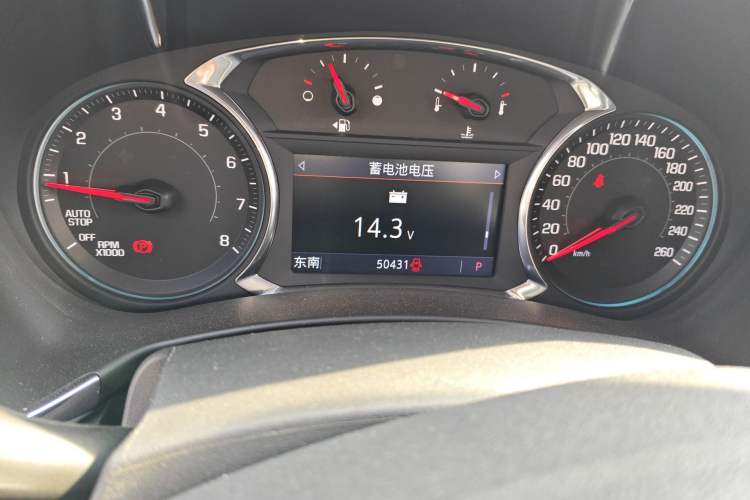 Used Chevrolet Equinox 2019 535T Automatic YuJie Edition China V Standard Odometer Close Up