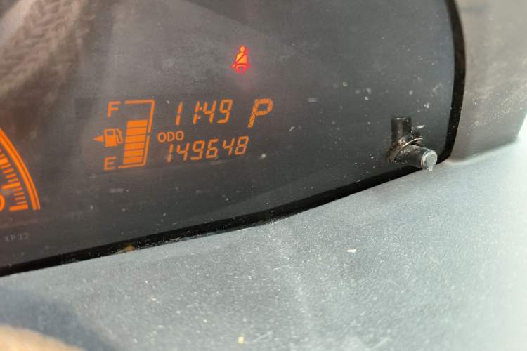 Used Toyota Yaris 2011 1.6E Automatic Charm Edition Odometer Close Up