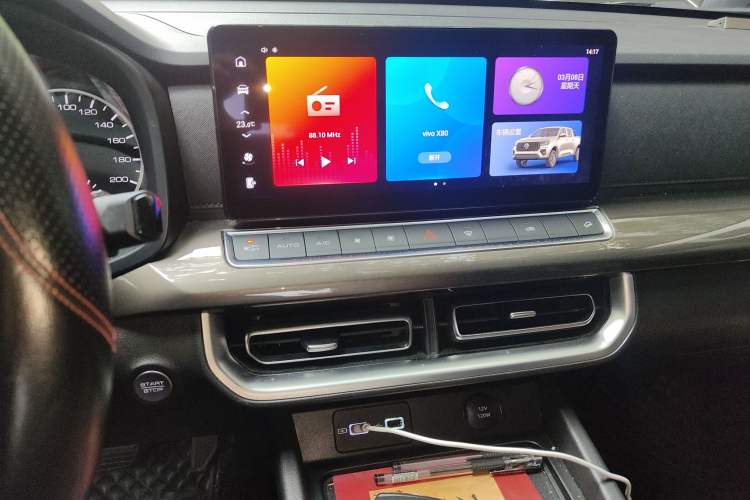 Used Great Wall Poer 2023 2.0T Commercial Version Automatic Diesel 4x4 Elite Long-Box GW4D20M
