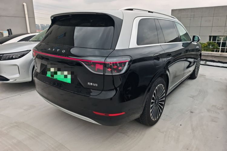 Used Hima AITO M9 2024 Range-Extended Ultra Version 52 kWh 5-Seater Model Rear Right 45 Deg