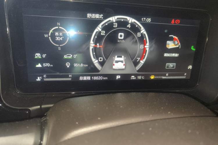 Used BAIC Off-Road BJ60 2022 2.0T May Day Edition Five Seats Odometer Close Up