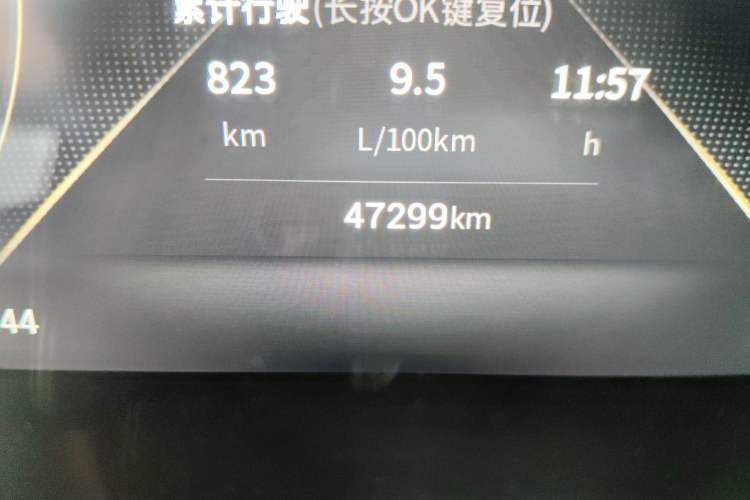 Used GAC Trumpchi GS4 PLUS 2022 270T Automatic Starry Edition Odometer Close Up