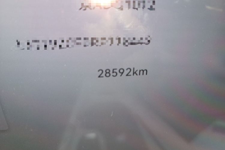 Used Zeekr 001 2024 WE Edition 100 kWh Rear-Drive Odometer Close Up