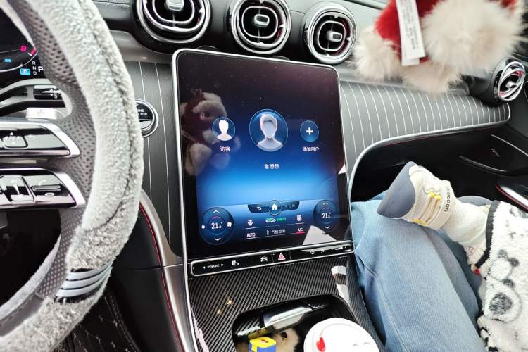 Used Mercedes-Benz C-Class 2022 C 260 L Sport Edition Audio And AC Panel