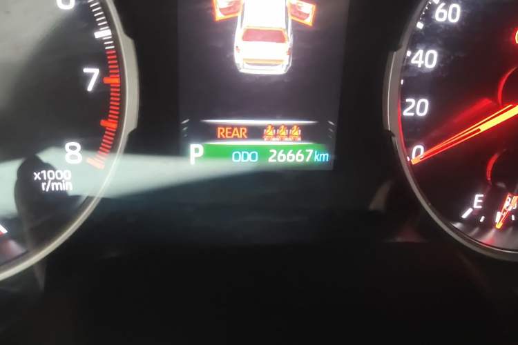 Used Toyota RAV4 2022 2.0L CVT Two-Wheel Drive Urban Edition Odometer Close Up