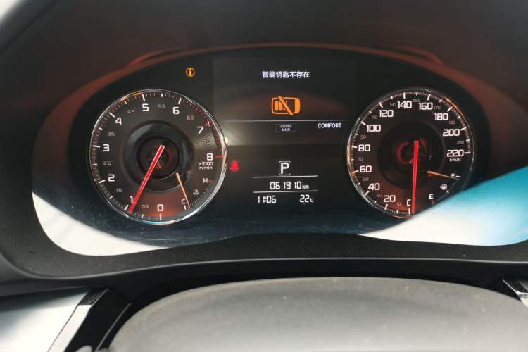 Used Acura CDX 2019 1.5T Two-Wheel Drive Enjoyment Edition Odometer Close Up