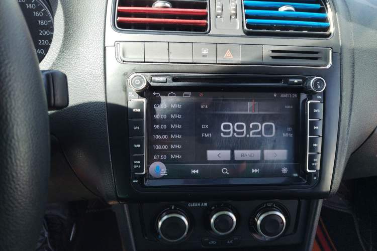 Used Volkswagen Polo 2016 1.4L Automatic Trendy Model Audio And AC Panel