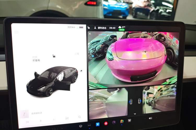 Used Tesla Model 3 2021 Standard Range Rear-Drive Upgraded Version Audio And AC Panel