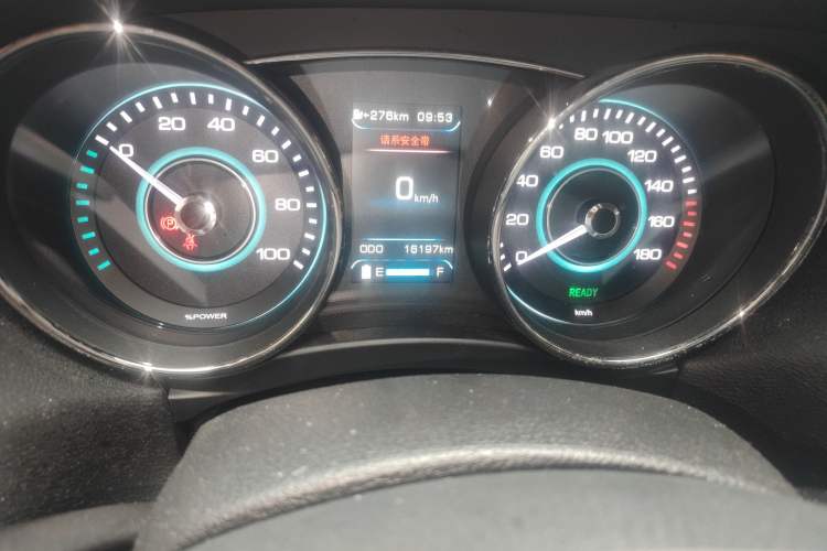 Used BAIC New Energy EU 2018 EU Quick-Change Loto Custom Edition Odometer Close Up