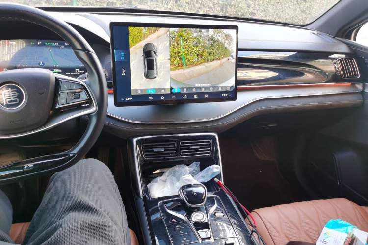 Used BYD Tang New Energy 2023 DM-i Champion Edition 112KM Prestige Model Audio And AC Panel