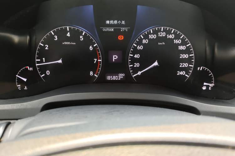 Used Lexus RX Classic 2012 270 Elegant Edition Odometer Close Up