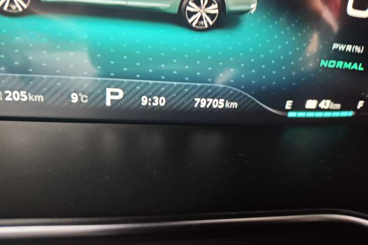 Used MG 6 New Energy 2018 45T E-DRIVE Intelligent Drive Hybrid PILOT Super Internet Edition Odometer Close Up