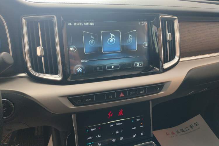 Used Hongqi HS7 2022 3.0T Automatic All-Wheel Drive ZhiLian Flagship Edition Five Seats Audio And AC Panel