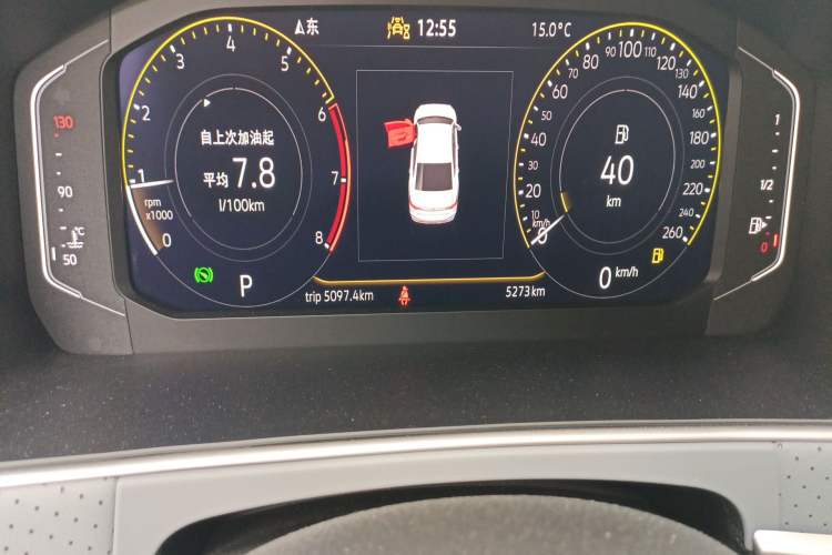 Used Volkswagen Lavida 2024 1.5L Automatic Starry Sky 5 Million Edition Odometer Close Up