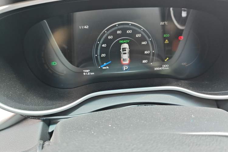 Used Geely Auto Emgrand New Energy 2018 EV450 Ambition Model Odometer Close Up