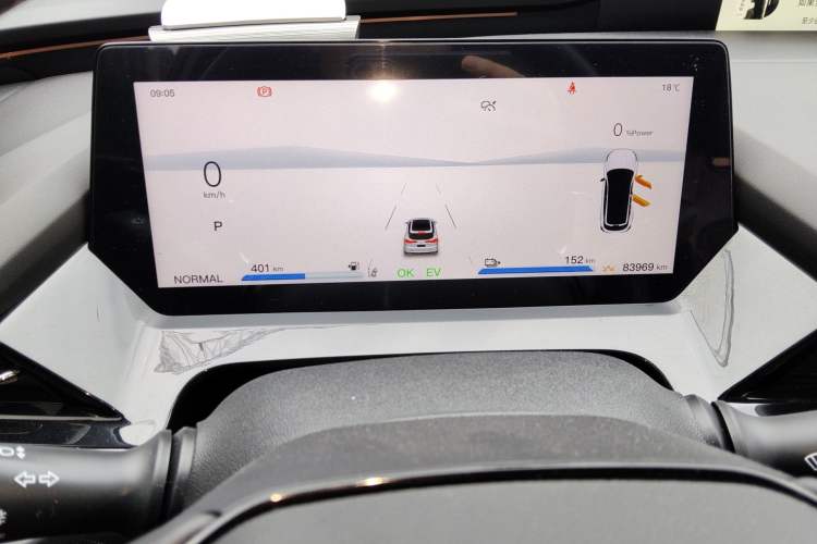 Used CHANGAN OSHAN Z6 New Energy 2023 ZhiDian iDD 150KM Flagship PLUS Instrument Cluster