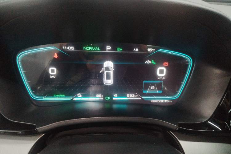 Used BYD Song PLUS New Energy 2021 DM-i 51KM Prestige Model Instrument Cluster