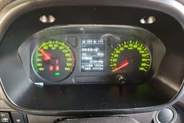 Used Foton Xiangling M New Energy 2023 M1 BYD Flatbed Cargo Box Instrument Cluster
