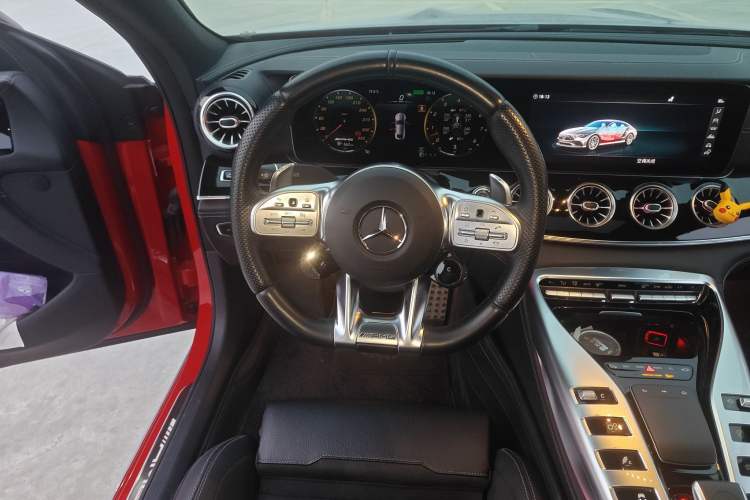 Used Mercedes-Benz AMG GT 2019 AMG GT 50 four-door sports car Steering Wheel