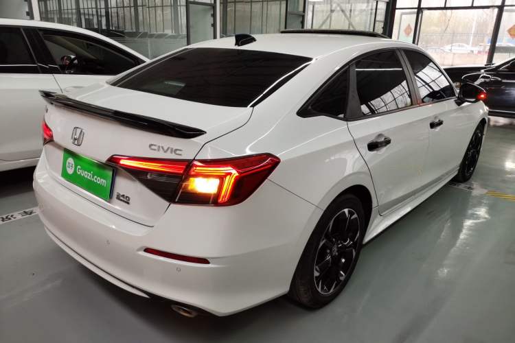 Used Honda Civic 2022 240TURBO CVT Dynamic Edition Rear Right 45 Deg