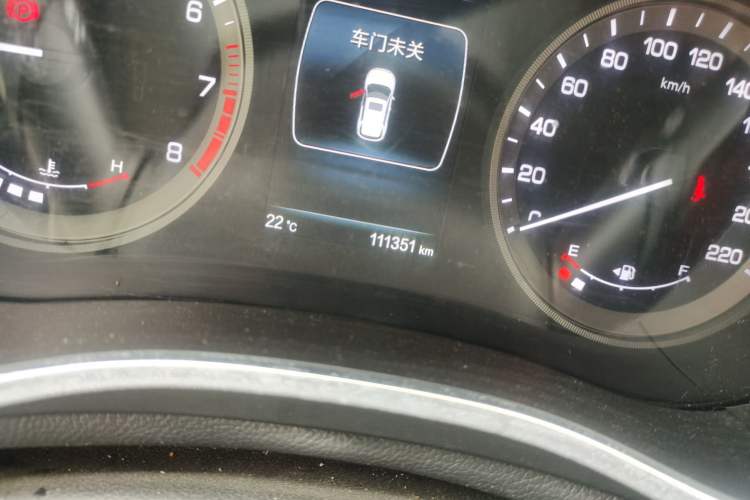Used CHANGAN CS55 2017 1.5T Automatic Xuan Dong Model Odometer Close Up