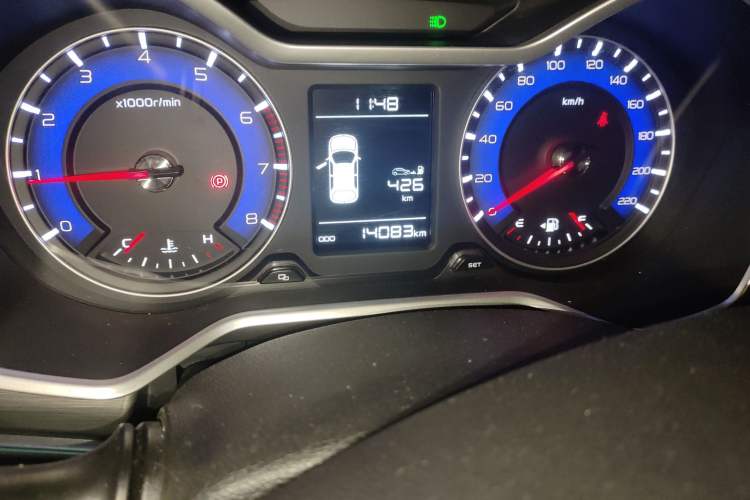 Used Geely Auto Vision X3 2017 1.5L Manual Luxury Model Odometer Close Up