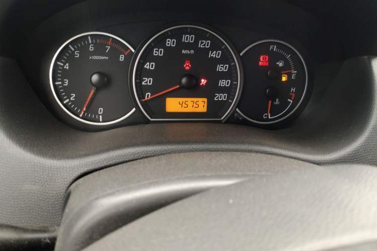 Used Suzuki Swift 2013 1.3L Manual Value Edition Odometer Close Up