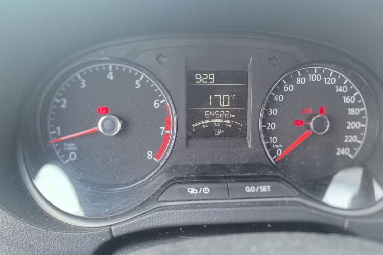 Used Volkswagen Polo 2016 1.4L Manual Fashion Model Odometer Close Up