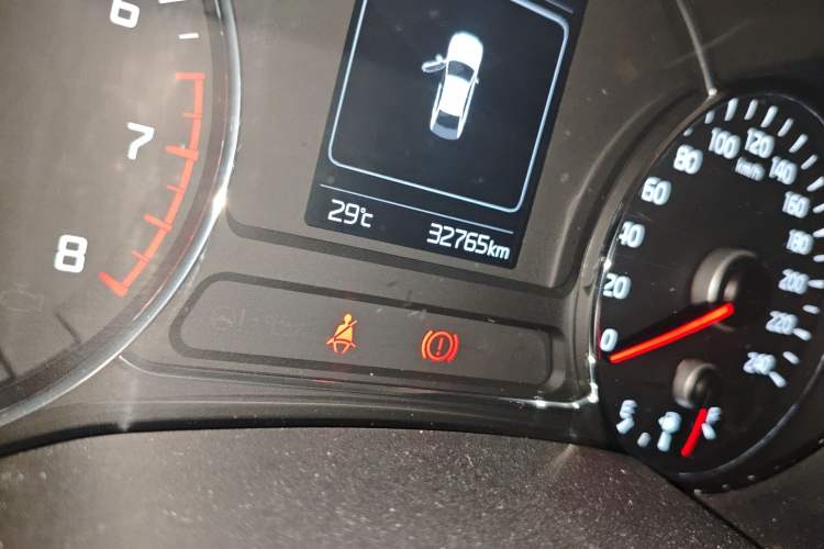 Used Kia K3 2017 1.6L Automatic 15th Anniversary Special Edition GLS Odometer Close Up