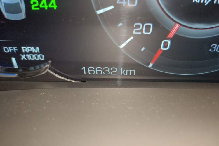 Used Cadillac CT6 2022 28T Prestige Edition Odometer Close Up