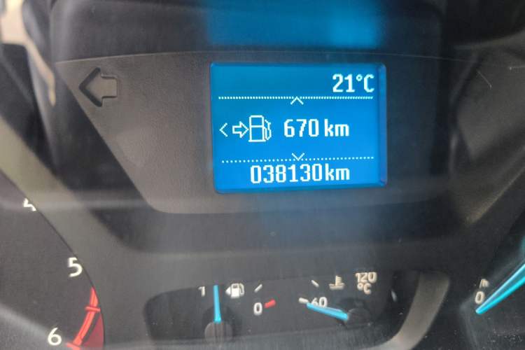 Used Ford Transit 2020 2.0T Diesel Multi-Function Commercial Vehicle Mid-Chassis Low-Roof Design with Dual Rear Doors Emission Standard China V Odometer Close Up